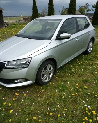 Skoda Fabia cena 40500 przebieg: 69000, rok produkcji 2019 z Pabianice małe 56